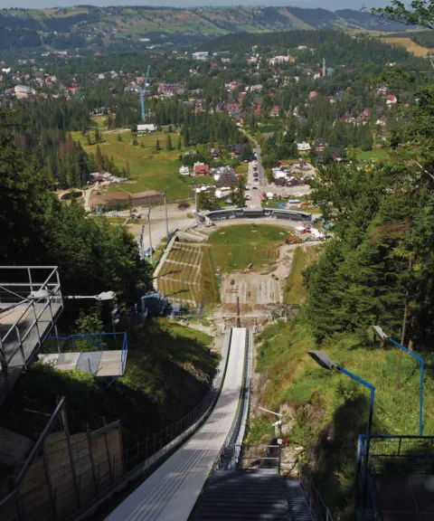 Wielka Krokiew - Skisprungschanze Zakopane - Slowakei Reiseblog © Foto: Rasbortschan