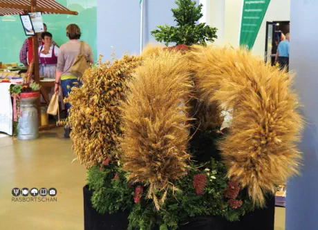 Erntekrone der Kulinatikmesse in Salzburg © Foto: Rasbortschan - So schmeckt Österreich